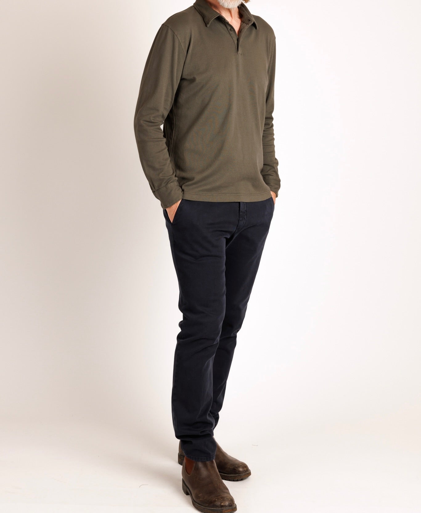 Zanone: Polo ML Interlock cotton