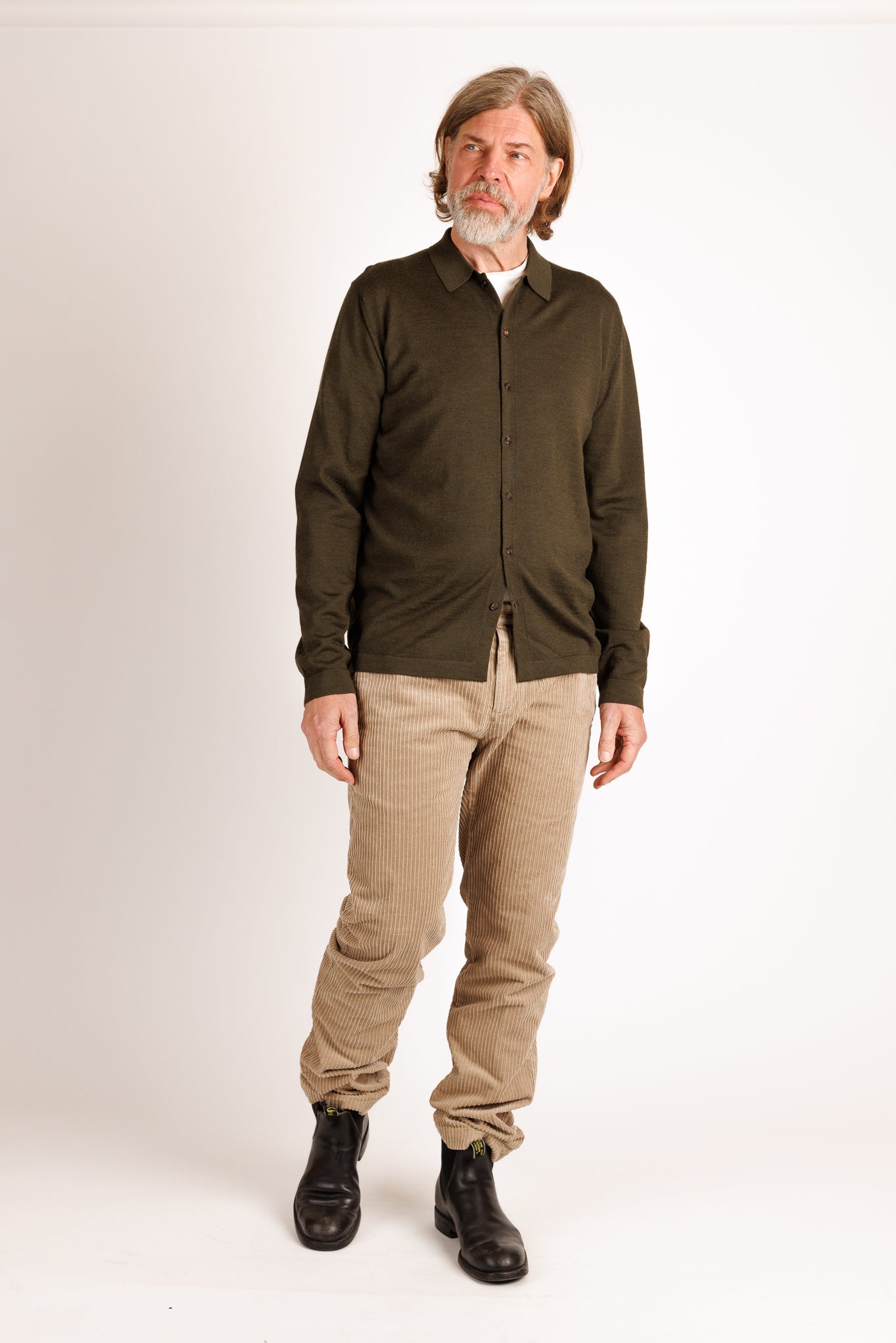 Zanone:  Camicia in Merino wool