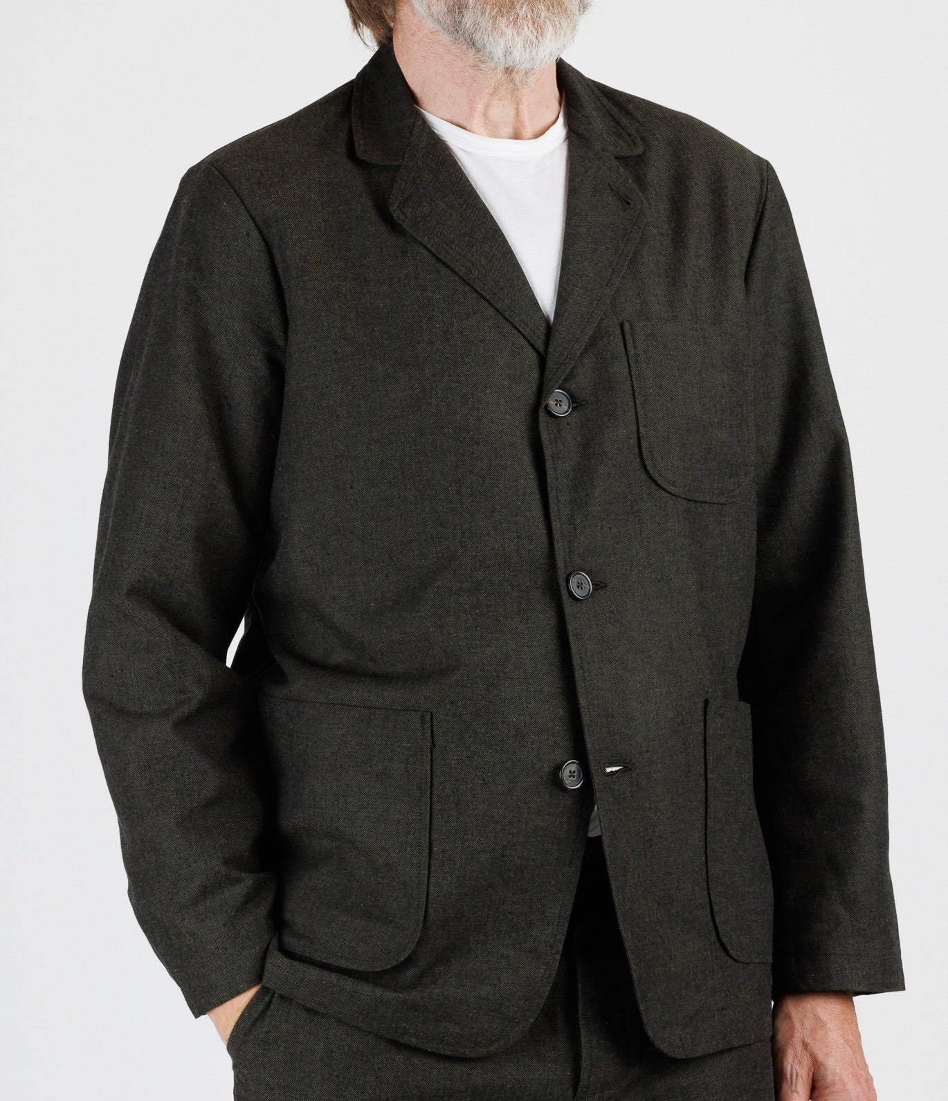 Universal Works: Three button jacket, Luca Suiting