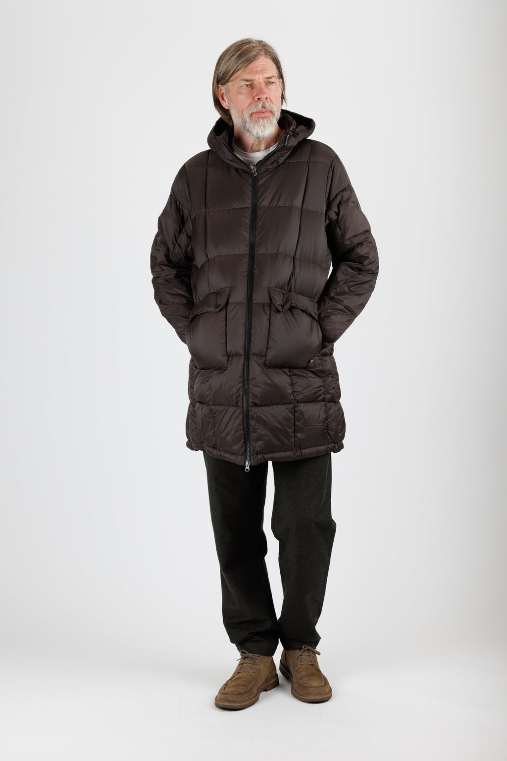 Taion: Volume Hood Down Coat