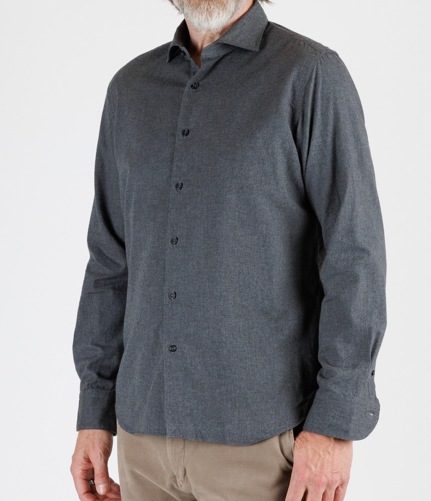 Xacus: Tailor, Washed Cotton Flanell Shirt