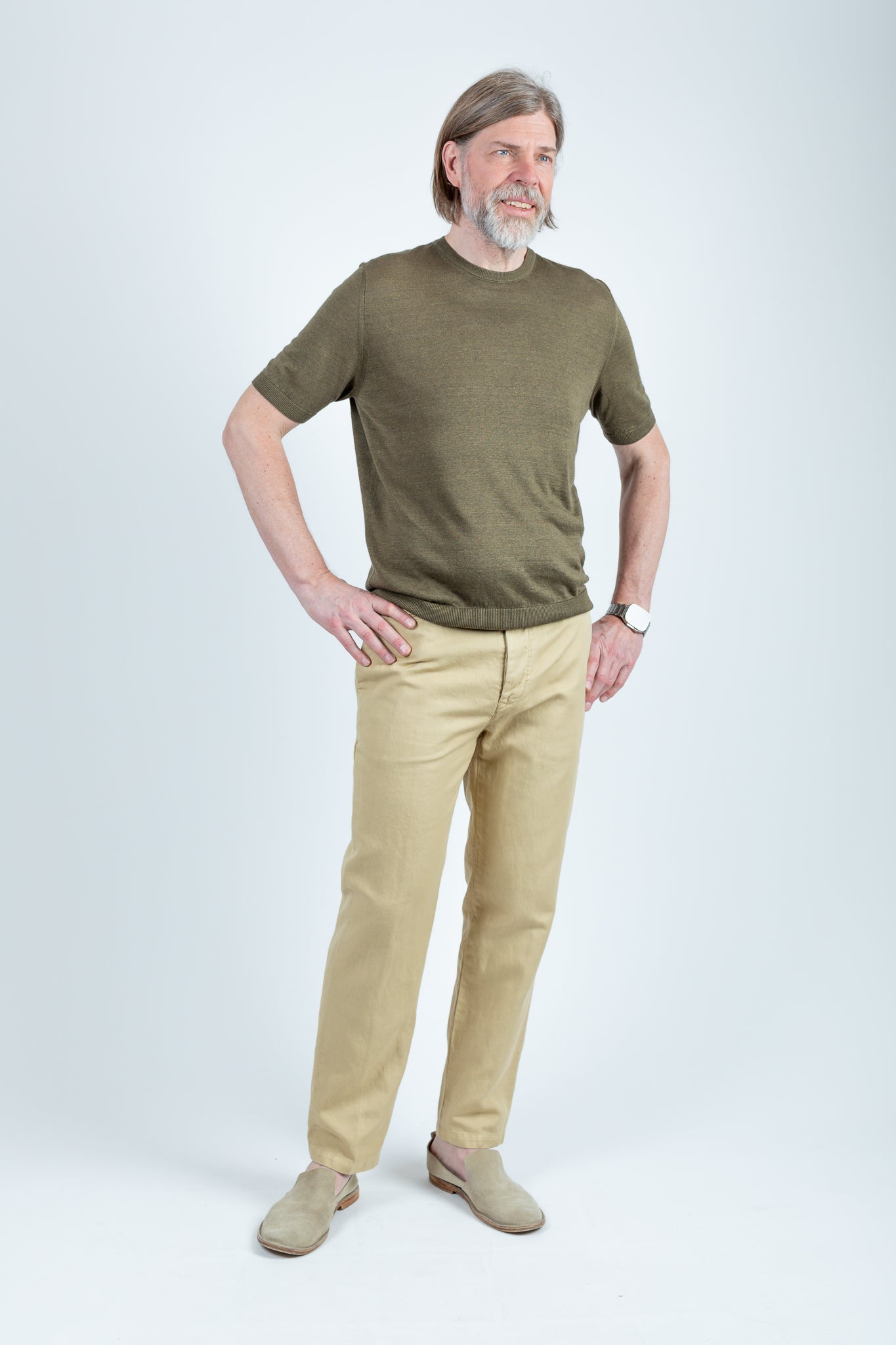 Drumohr: Linen/Cotton T-shirt