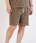 OAS: Morel Verona Velour Shorts